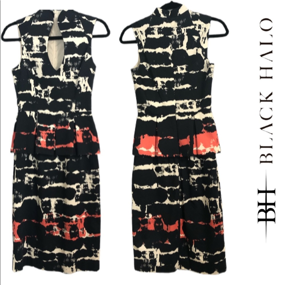 Black Halo Dress multi Color size 2
